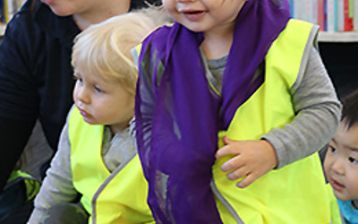Pascals St John daycare children on a community excursion