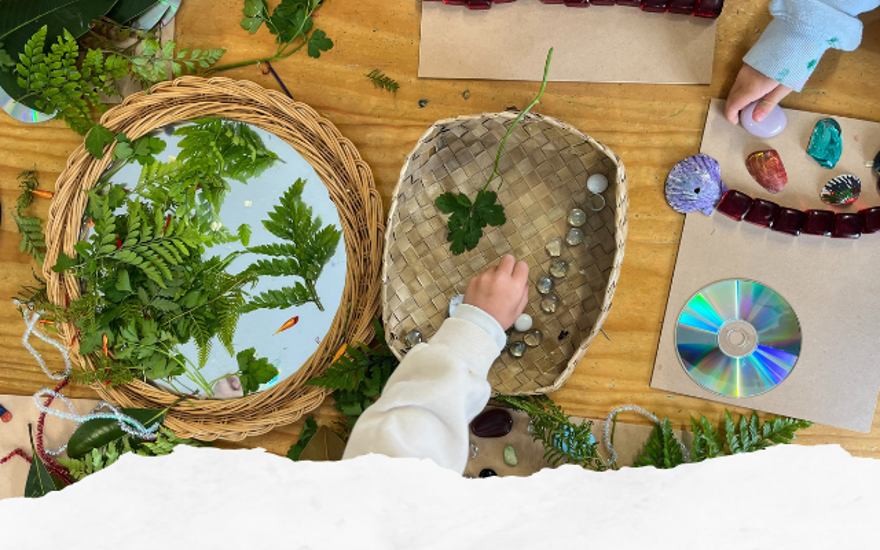 The Magic of Twigs, Stones and Leaves: using natural materials in your child's play